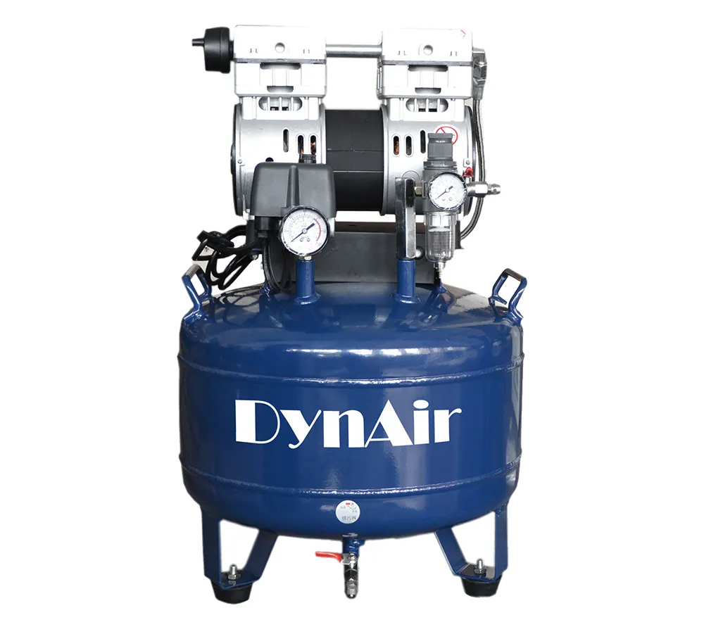 dynamic da7001d безмасляный компрессор на одну установку, с осушителем, 1-фазный, ресивер 30 л, 78 л/мин