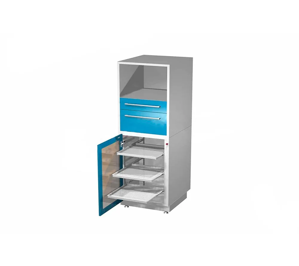 arkodor ar-m38c шкаф для автоклава, с двумя ящиками, дверью, тремя полками и бактерицидной лампой