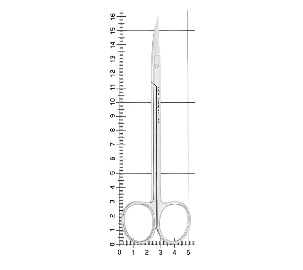 hlw kelly ножницы хирургические изогнутые, 160 мм  5