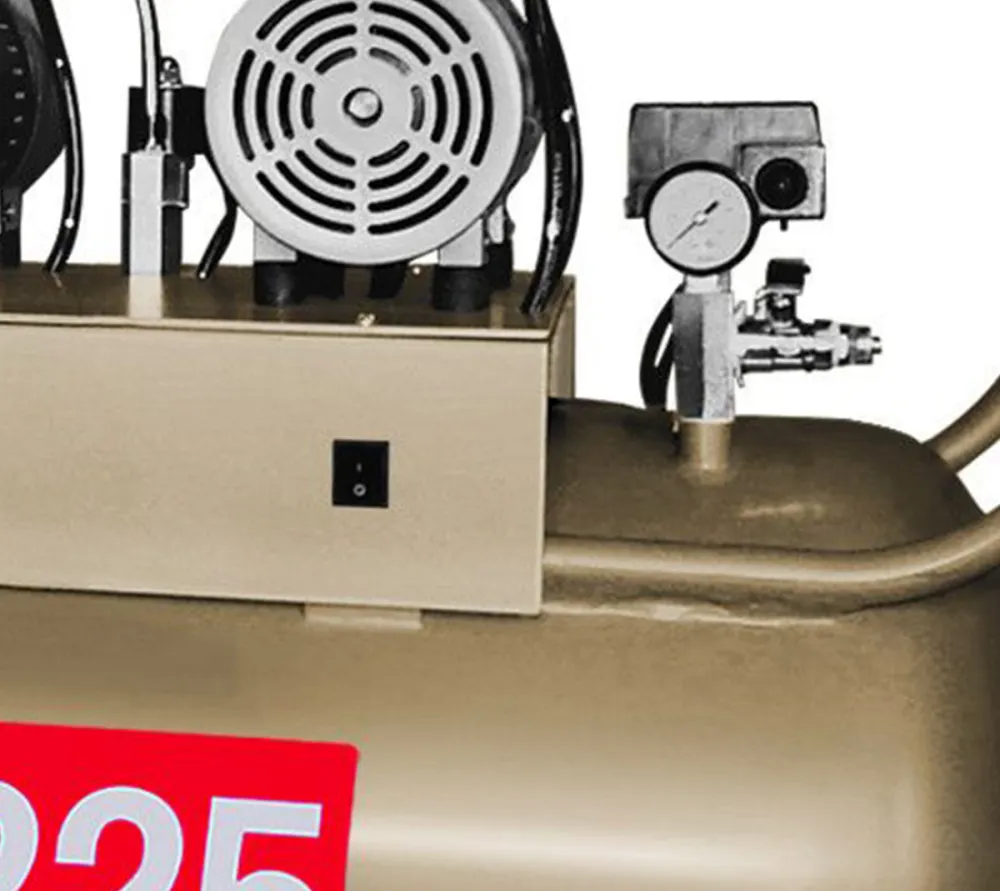 wuerwei w-613 безмасляный компрессор для 6-ти стоматологических установок с ресивером 225 л (500 л/мин)  2