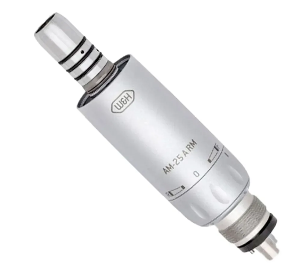 w&h dentalwerk am-25 a rm пневматический микромотор для прямых и угловых наконечников  2