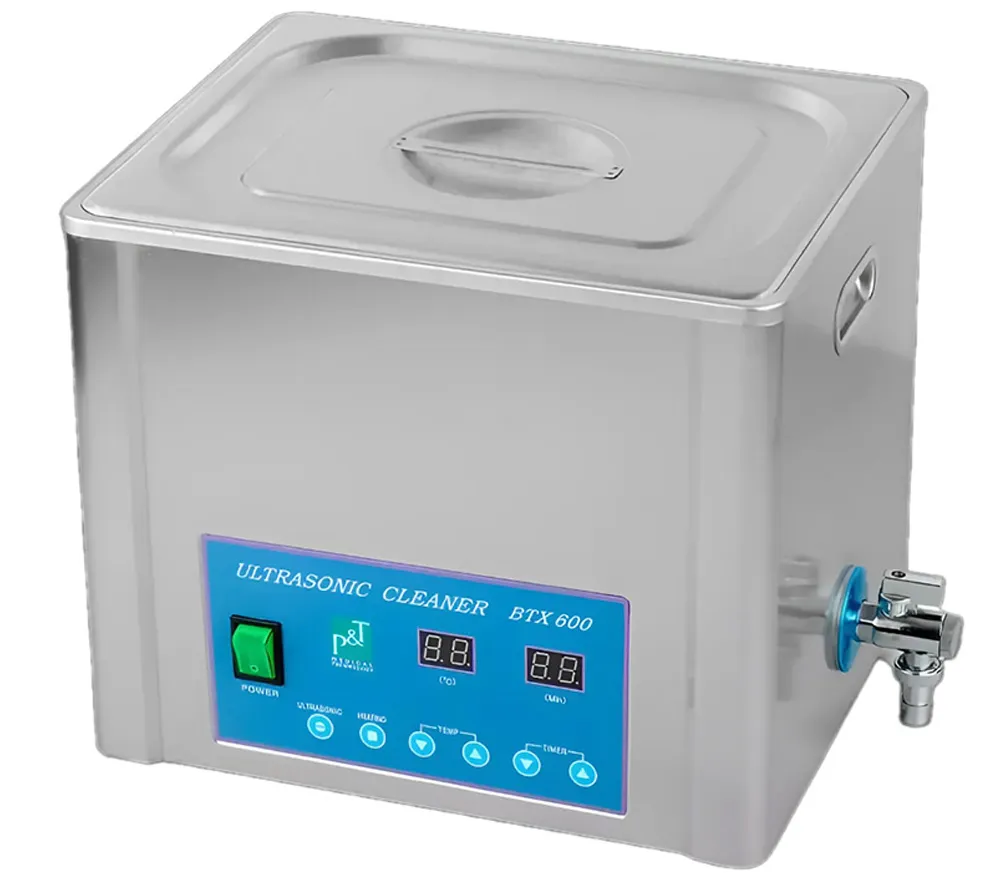 p&t medical btx-600 10l h ультразвуковая мойка с подогревом и краном для слива воды, корпус из нержавеющей стали, 10 л
