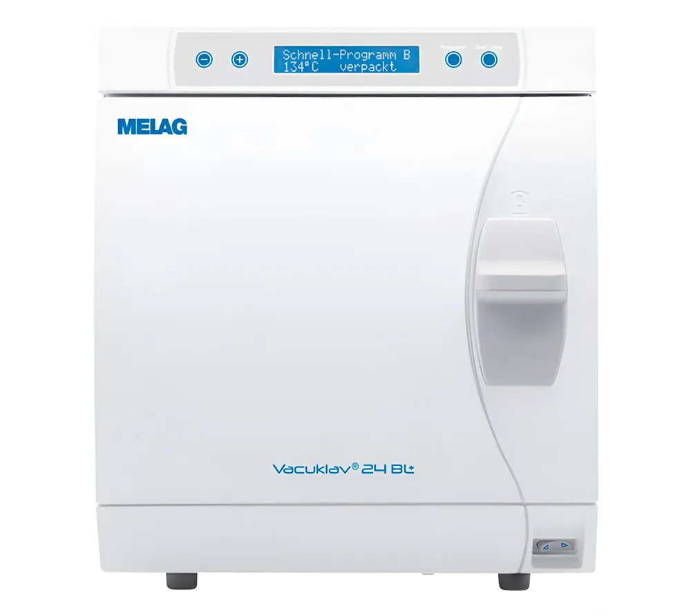 melag vacuklav 24 bl+ автоклав pro-class с подключением к водопроводу, объем: 29 л