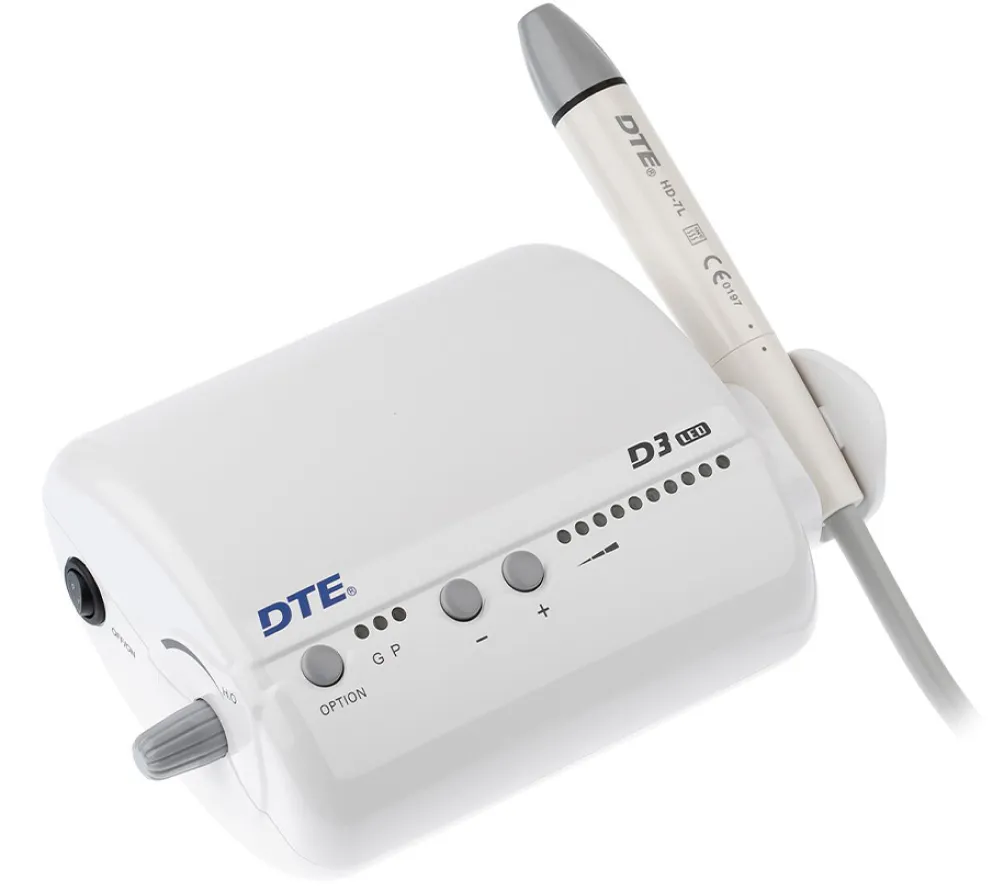 woodpecker d3 led портативный ультразвуковой скалер с фиброоптикой, 5 насадок в комплекте