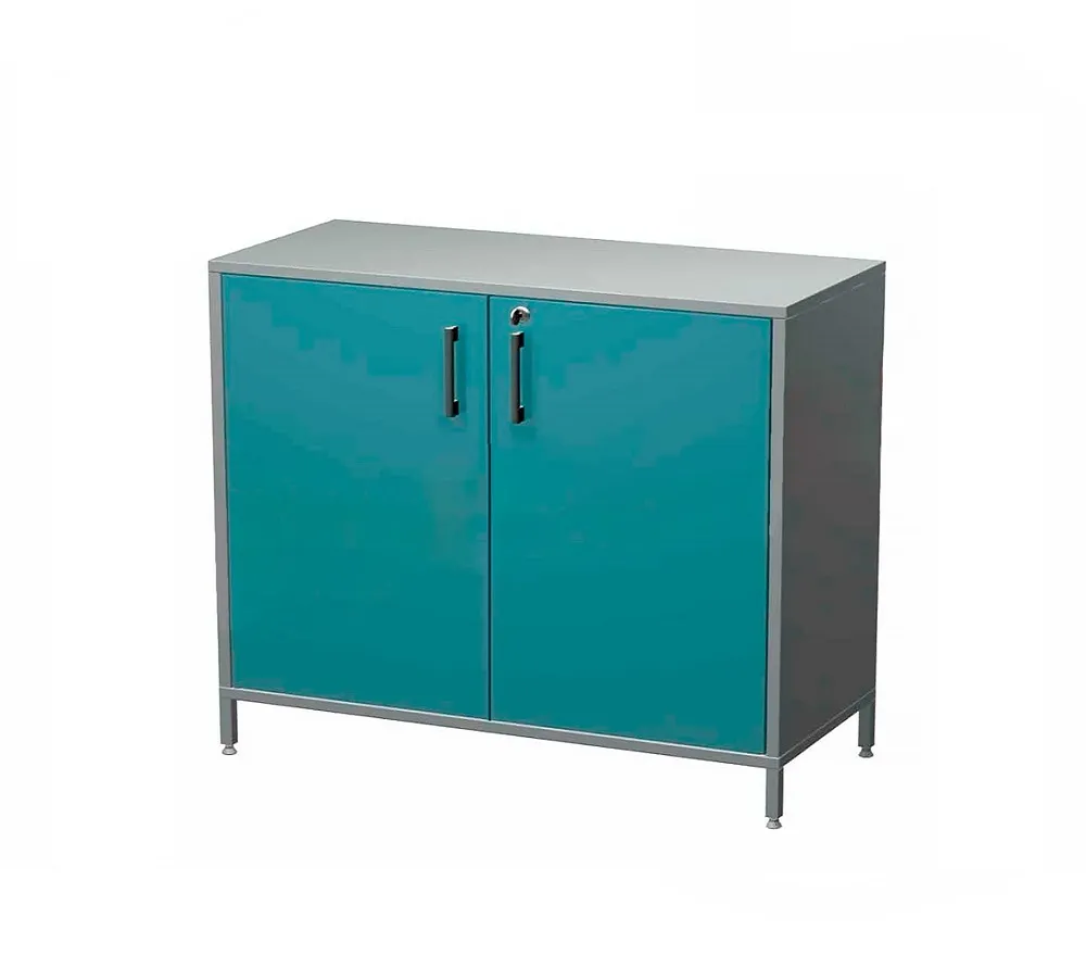 arkodor ar-x25 металлическая тумба с двумя распашными металлическими дверями, замком, металлической полкой