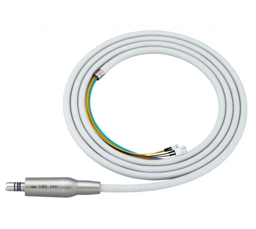 nsk nbx микромотор встраиваемый щёточный со шлангом (с оптикой led)  2