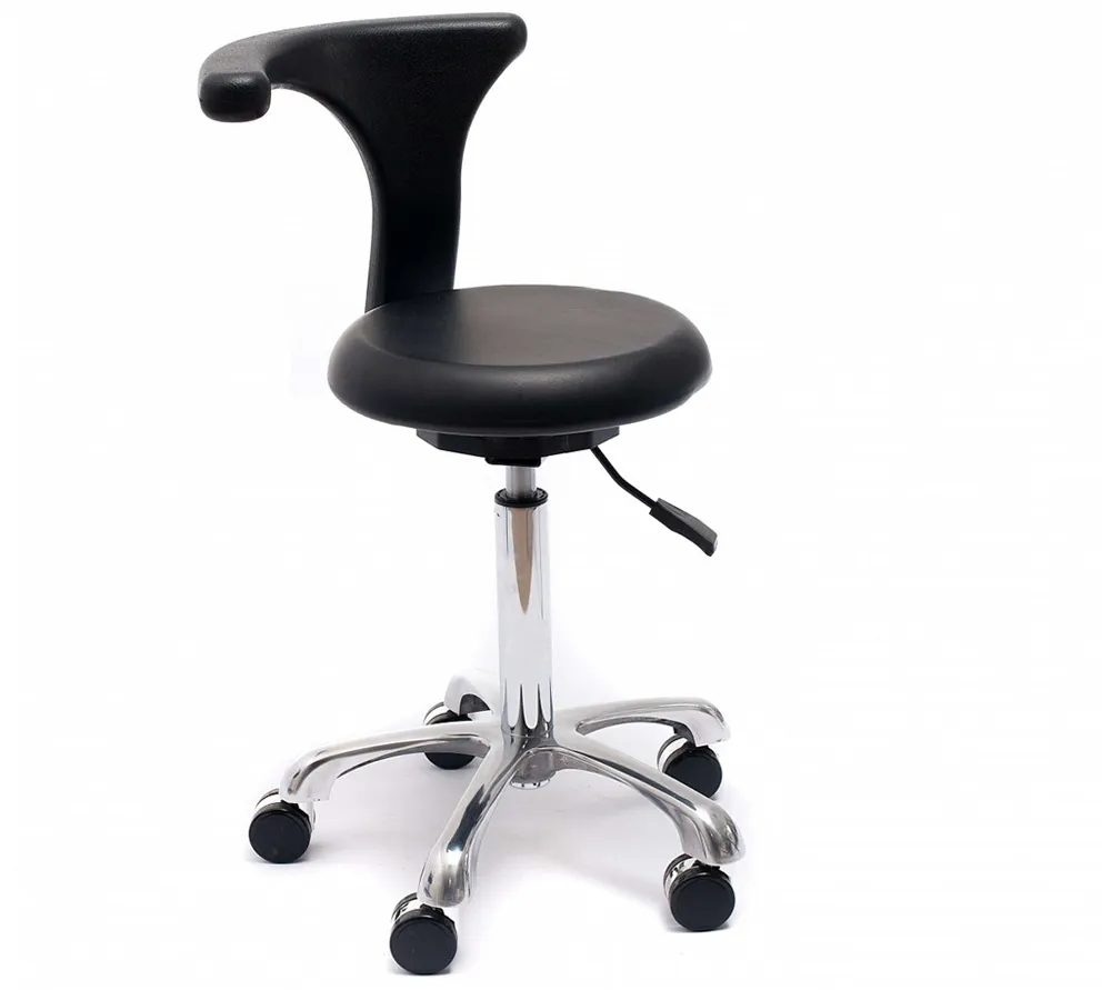 romax 001k стул для врача или ассистента с пластиковым абдоминальным подлокотником  4