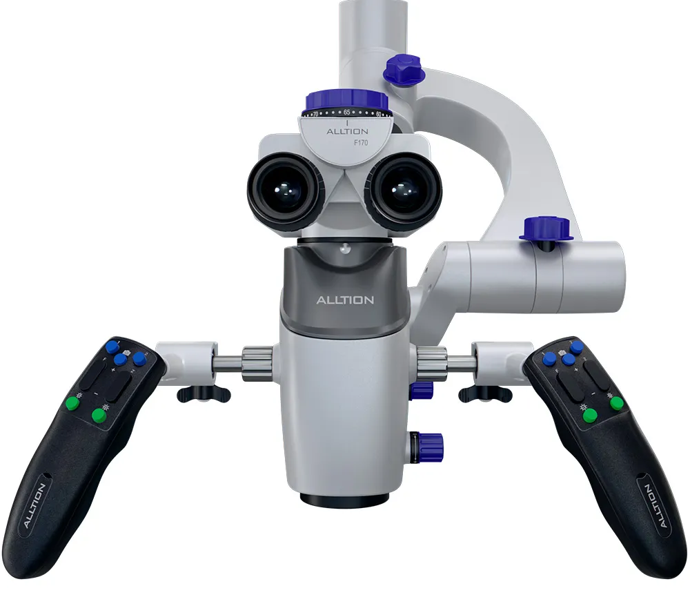 alltion angel 100 pro стоматологический микроскоп для хирургии (напольный, белый)  2