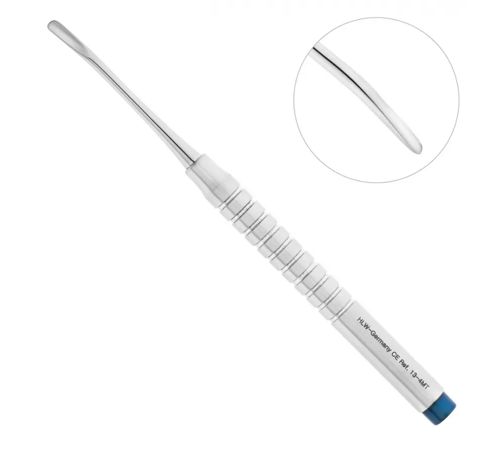 hlw элеватор мини изогнутый, 3,5 мм, нижняя челюсть