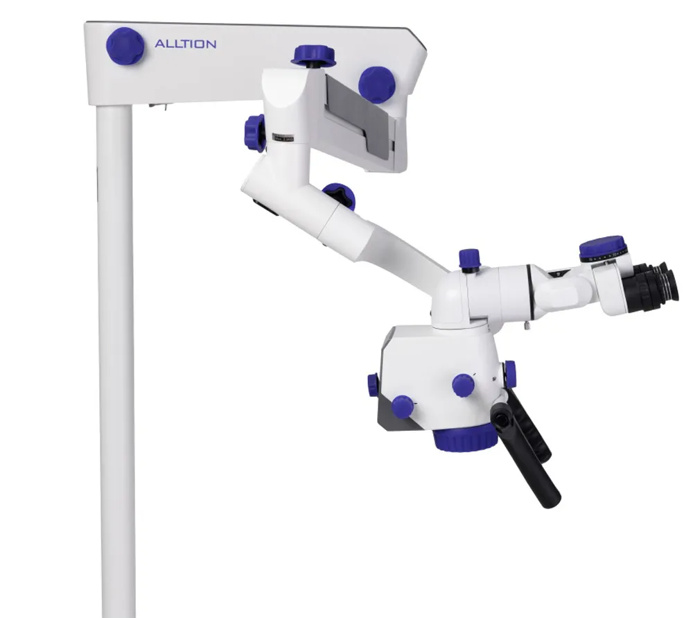 alltion am-5000vf стоматологический микроскоп с вариоскопом и флуоресцентным режимом  9