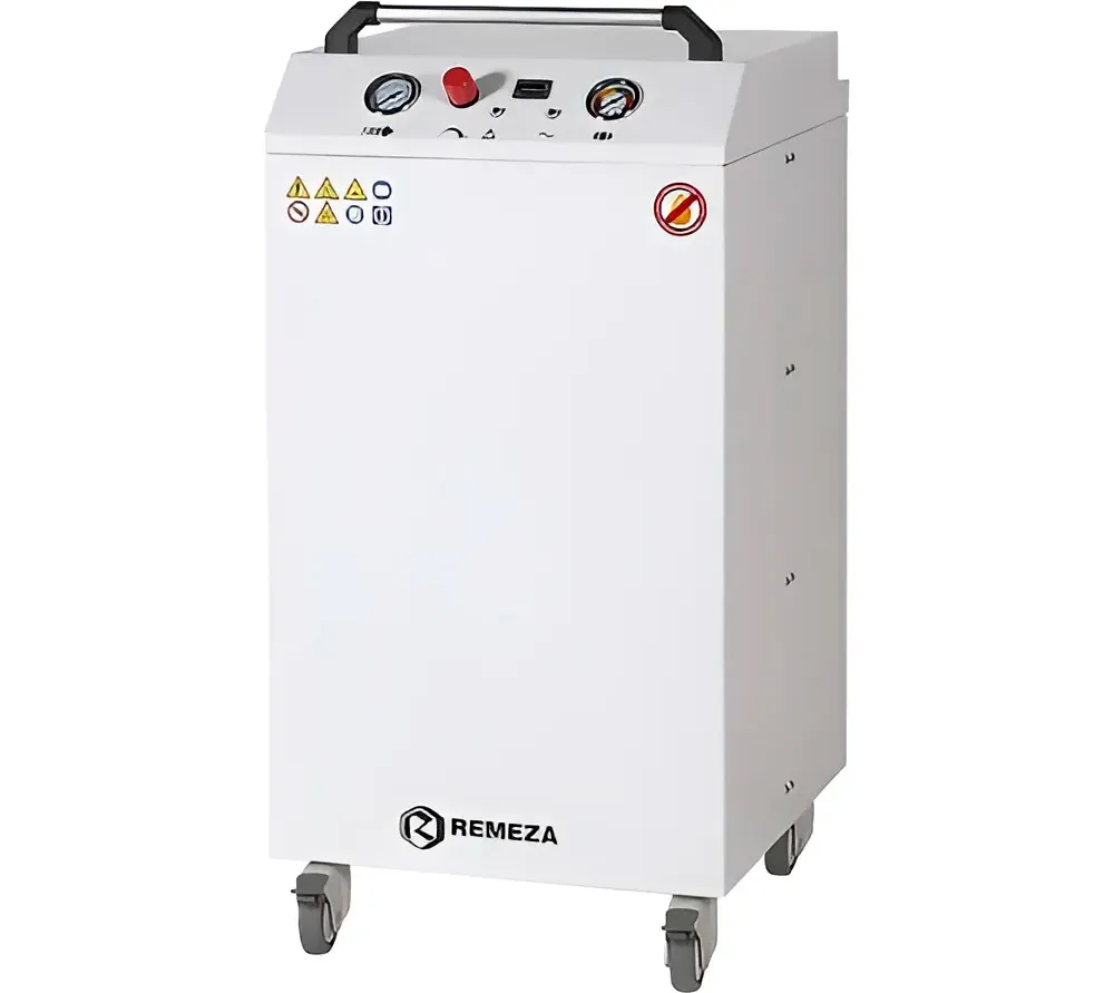 remeza км-8.old10нк безмасляный компрессор для аппаратов искусственной вентиляции легких и наркозно-дыхательного оборудования, с кожухом, с ресивером 8 л, 70 л/мин