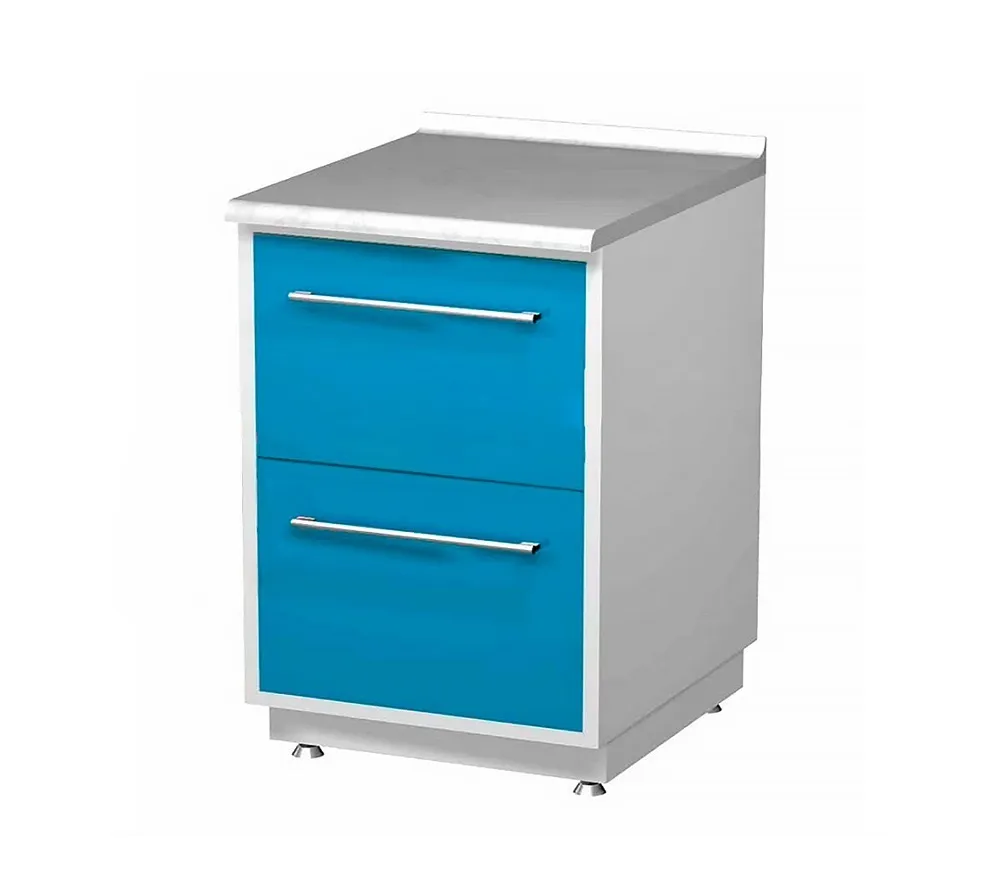 arkodor ar-13 металлическая тумба с двумя выдвижными ящиками