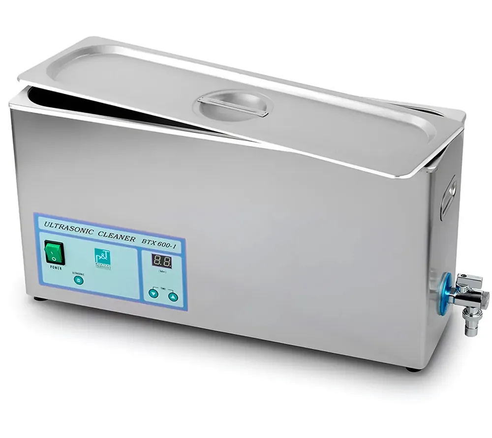p&t medical btx-600 b 7l ультразвуковая мойка без подогрева, с краном для слива воды, корпус из нержавеющей стали, 7 л