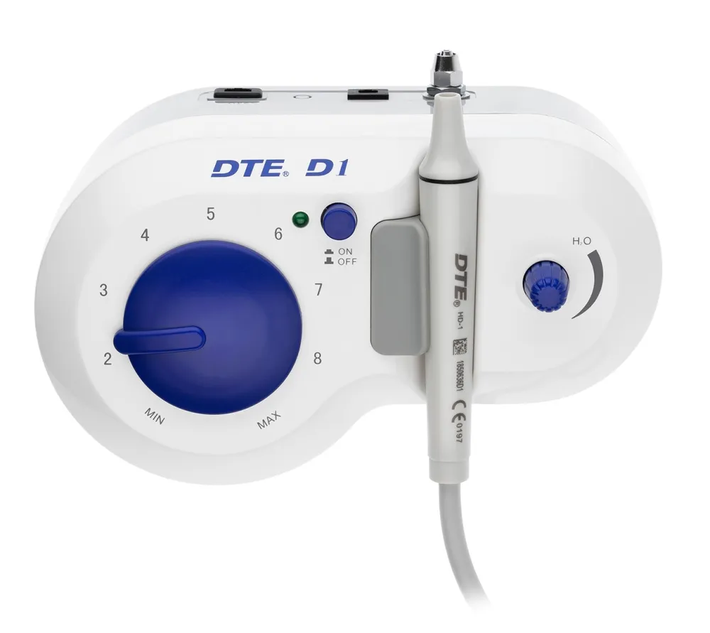 woodpecker d1 портативный ультразвуковой скалер, 5 насадок в комплекте (gd1x2, gd2, gd4, pd1)