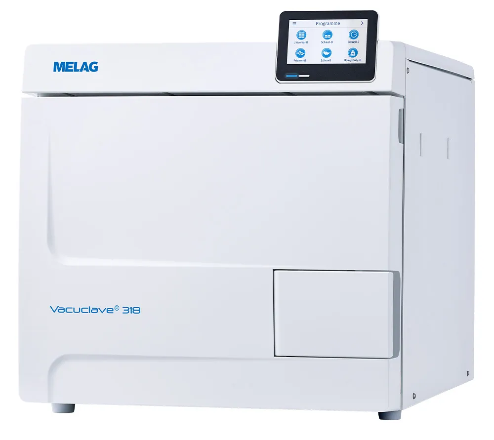 melag vacuclave 318 автоклав prime line класса b, 18 л  2
