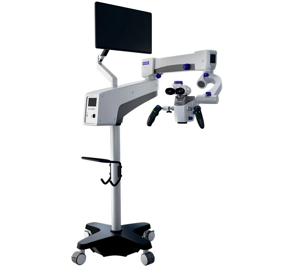 alltion angel 100 pro стоматологический микроскоп для хирургии (напольный, белый)  4