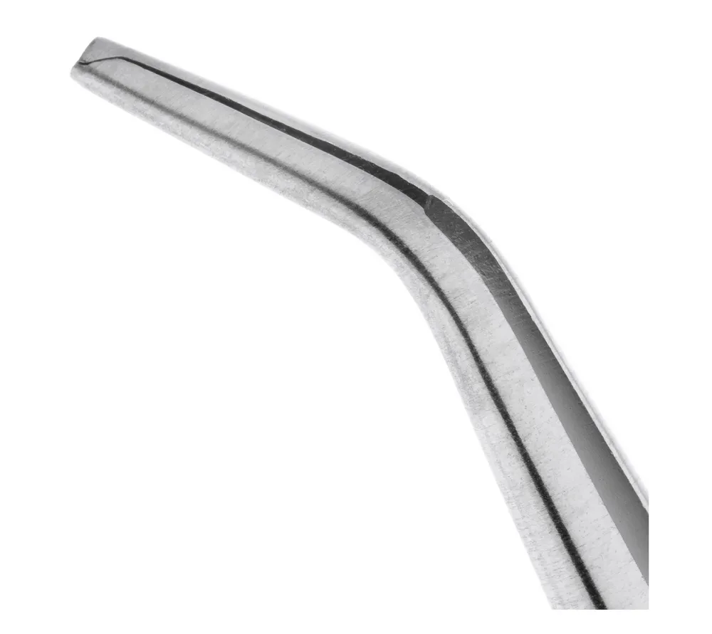 hlw 22-31 gomel микропинцет хирургический изогнутый, 180 мм  4