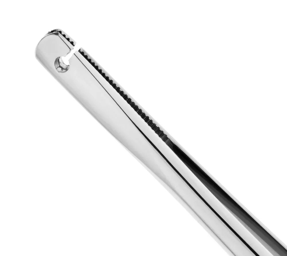 hlw пинцет шовный прямой, боковое окно, 150 мм  3