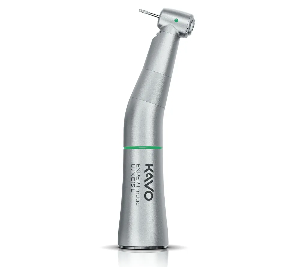 kavo expertmatic e15 l понижающий угловой наконечник со светом, 5,4:1