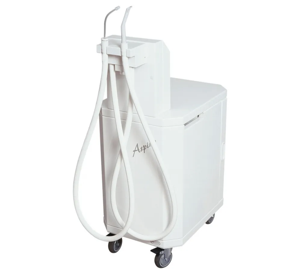 ekom do м aspina мобильный стоматологический аспиратор для 1 установки, с кожухом