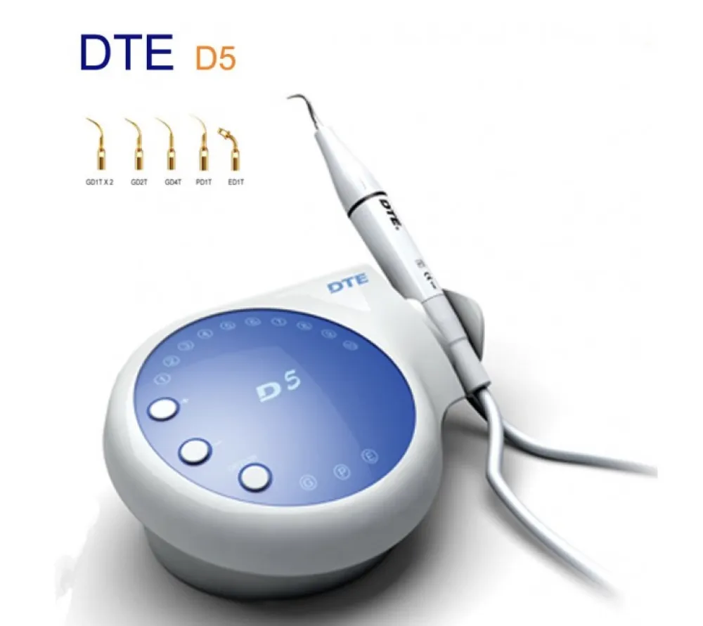 woodpecker d5 портативный ультразвуковой скалер, 6 насадок в комплекте