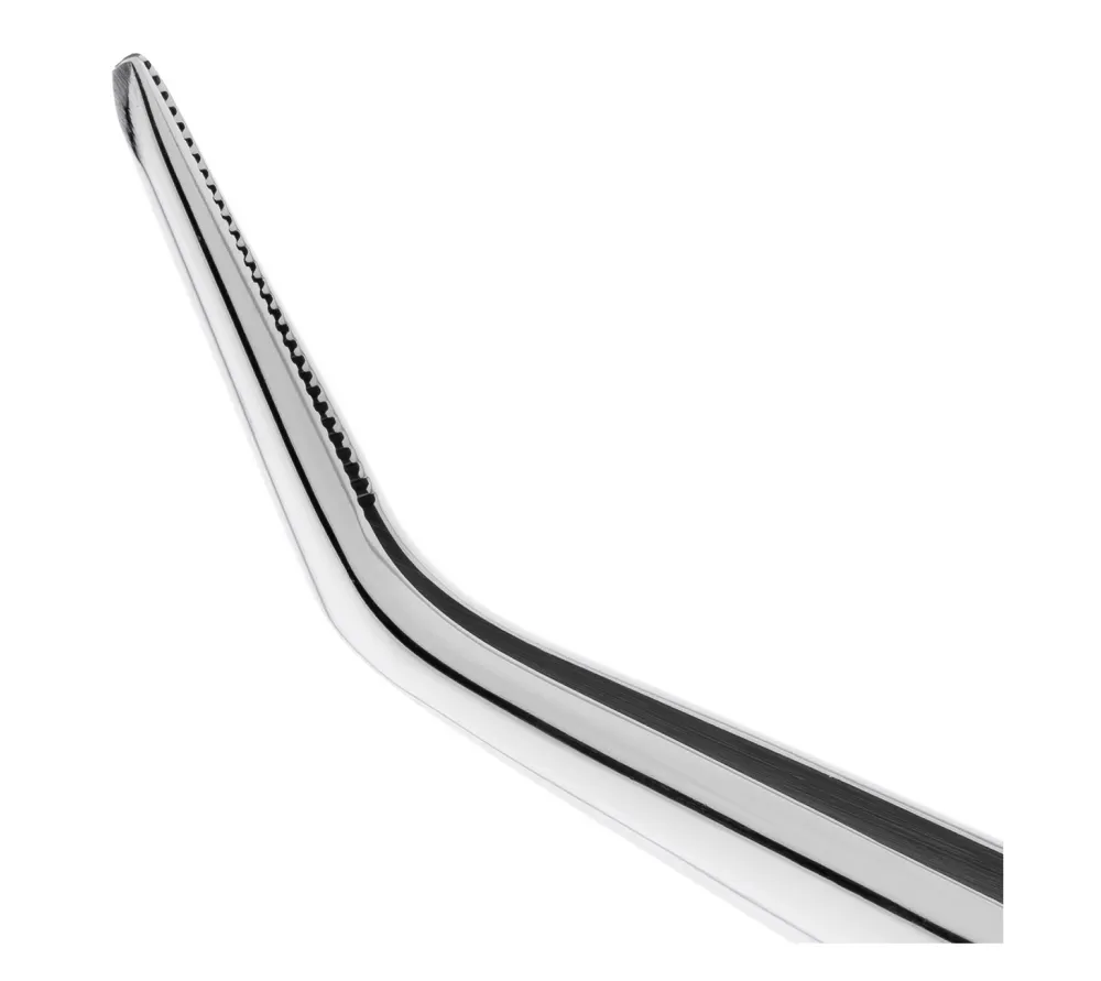 hlw college 150 мм пинцет стоматологический изогнутый  3