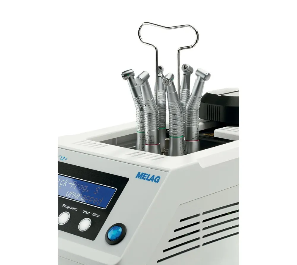 melag melaquick 12+ автоклав s класса для быстрой стерилизации наконечников и мелких инструментов, с сушкой melaquick 12+, объем: 1,35 л  4