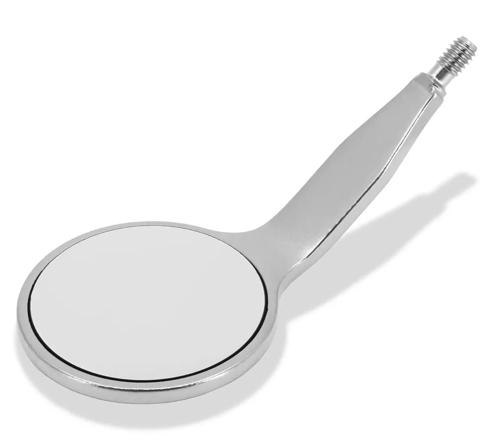 hahnenkratt mega fs rhodium зеркало, 22мм (12 шт в упаковке)