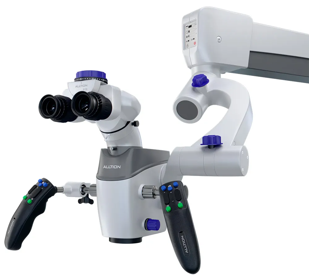 alltion angel 100 стоматологический микроскоп для хирургии (напольный, белый)