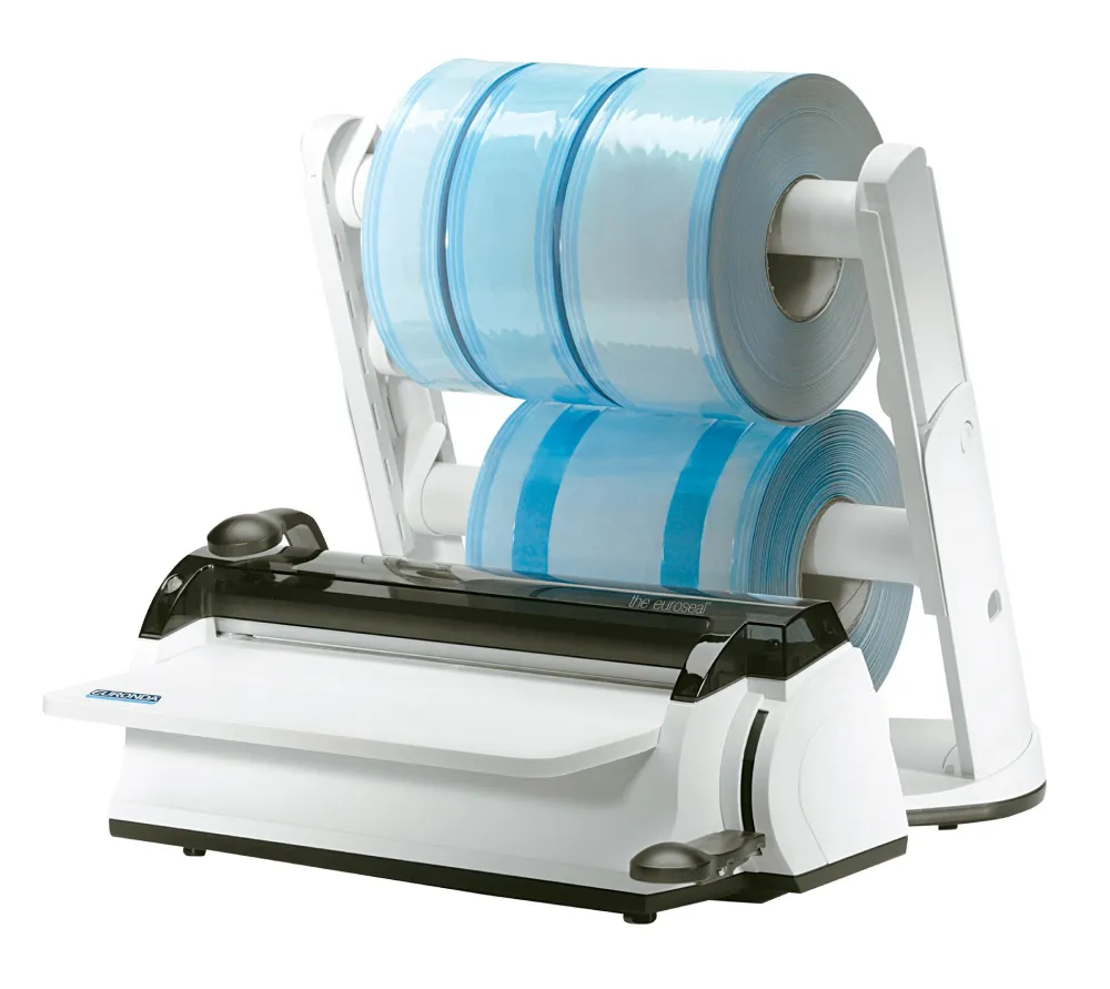 euronda euroseal 200 shu устройство для запечатывания пакетов с 2-мя держателями рулонов, ширина рулона 310 мм, ширина шва 12мм