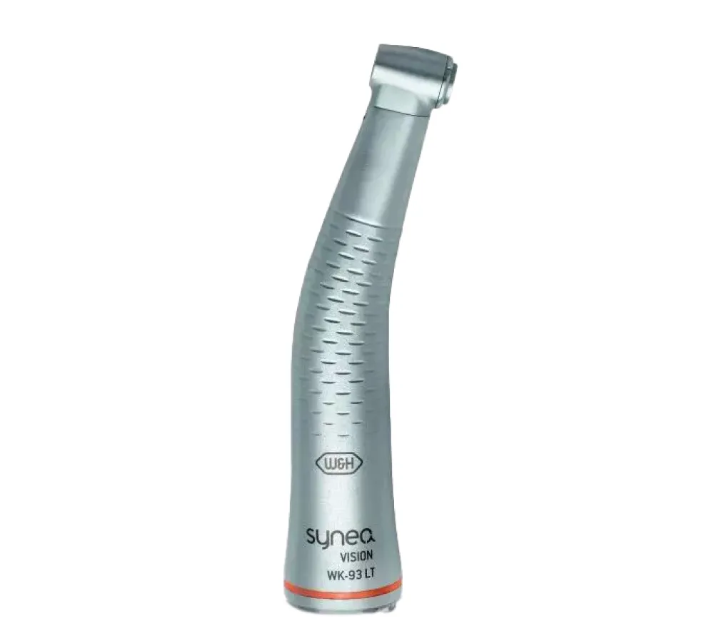 w&h dentalwerk synea vision wk-93 lt повышающий угловой наконечник со светом и кнопочным зажимом  2