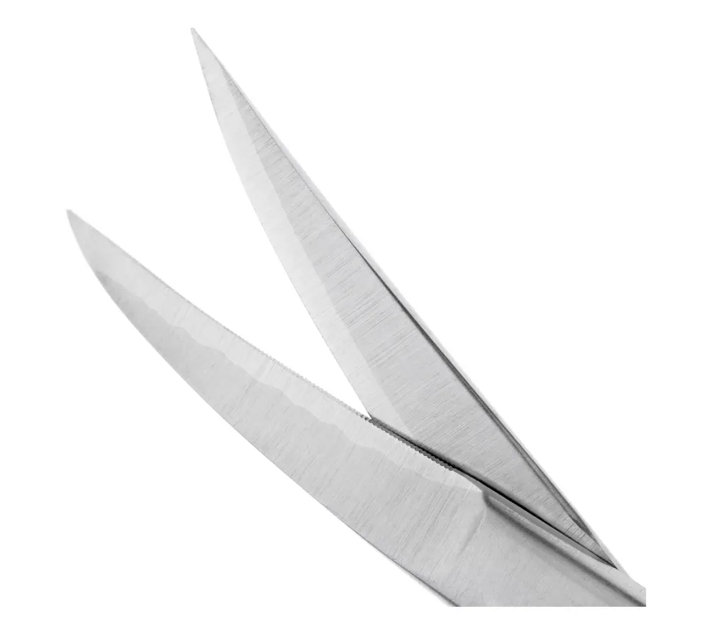 hlw kelly tc ножницы хирургические изогнутые, 160 мм зубчатая поверхность  3