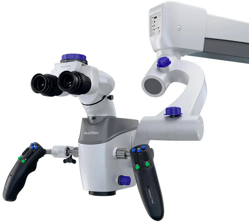 alltion angel 100 pro стоматологический микроскоп для хирургии (напольный, белый)