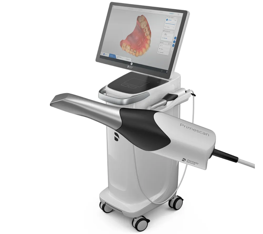 sirona primescan высокоскоростной интраоральный сканер  3