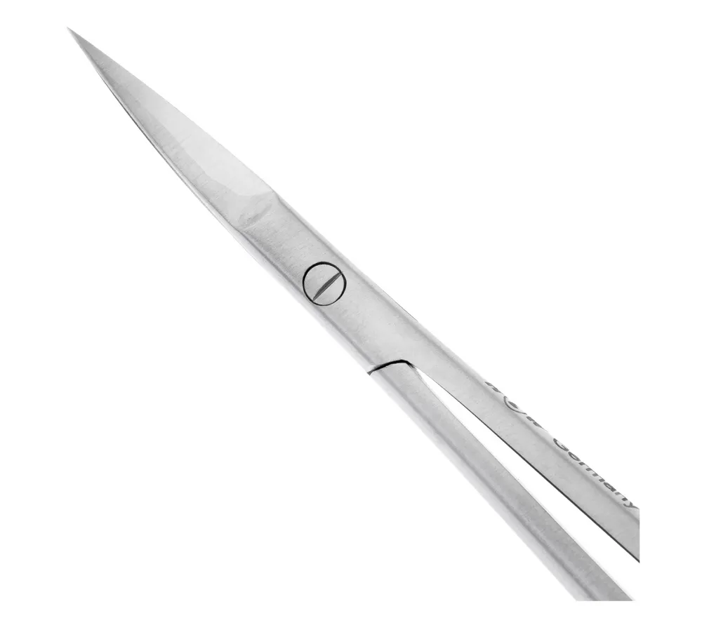 hlw castroviejo-gomel tc ножницы хирургические изогнутые, 140 мм  2