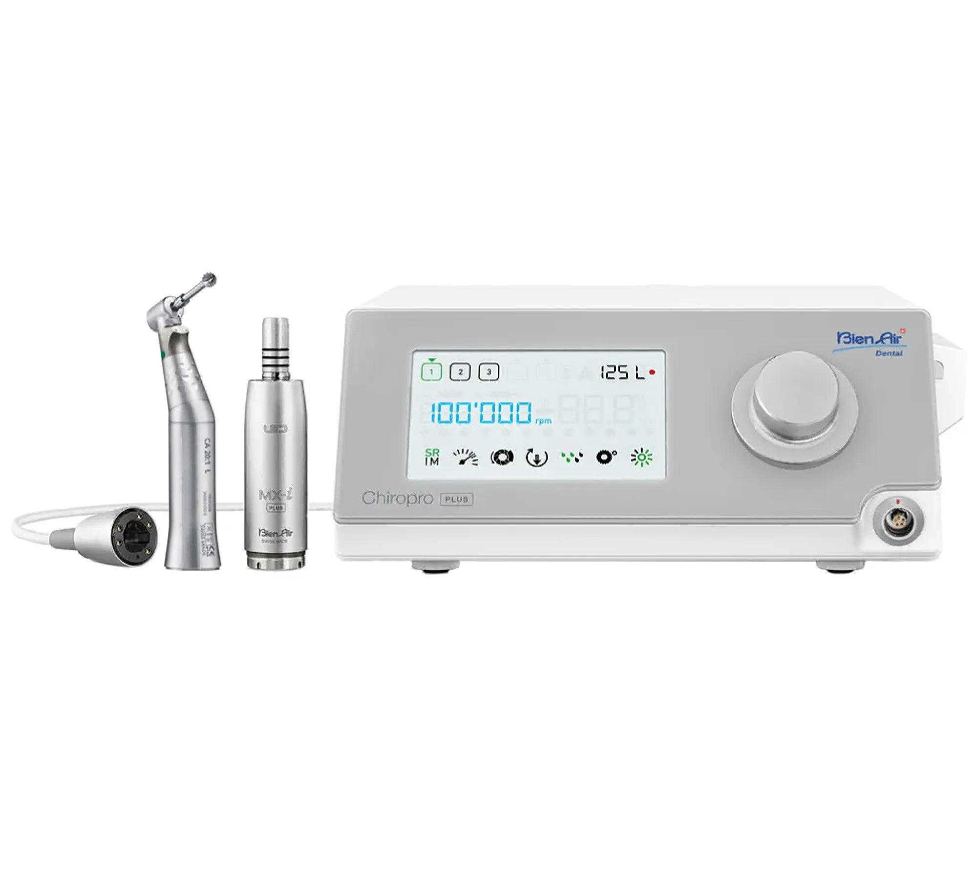 bien-air chiropro plus 3rd gen физиодиспенсер, с угловым наконечником micro-series ca 20:1 l, с подсветкой  2