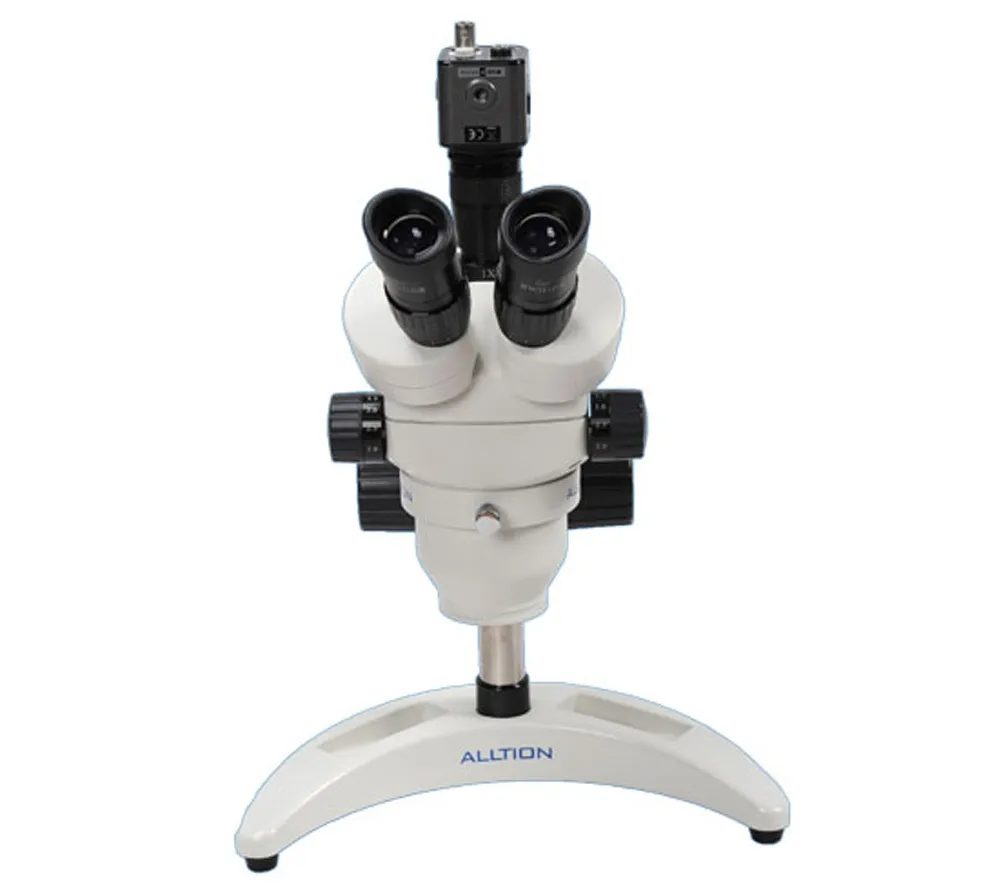 alltion asm-0745t тринокулярный микроскоп со стереозумом  2