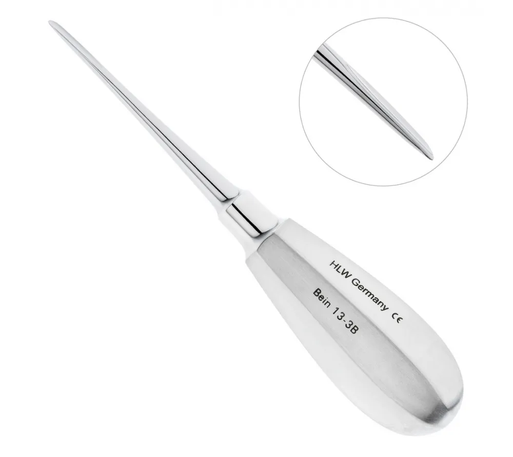 hlw bein элеватор, прямой, 2 мм.