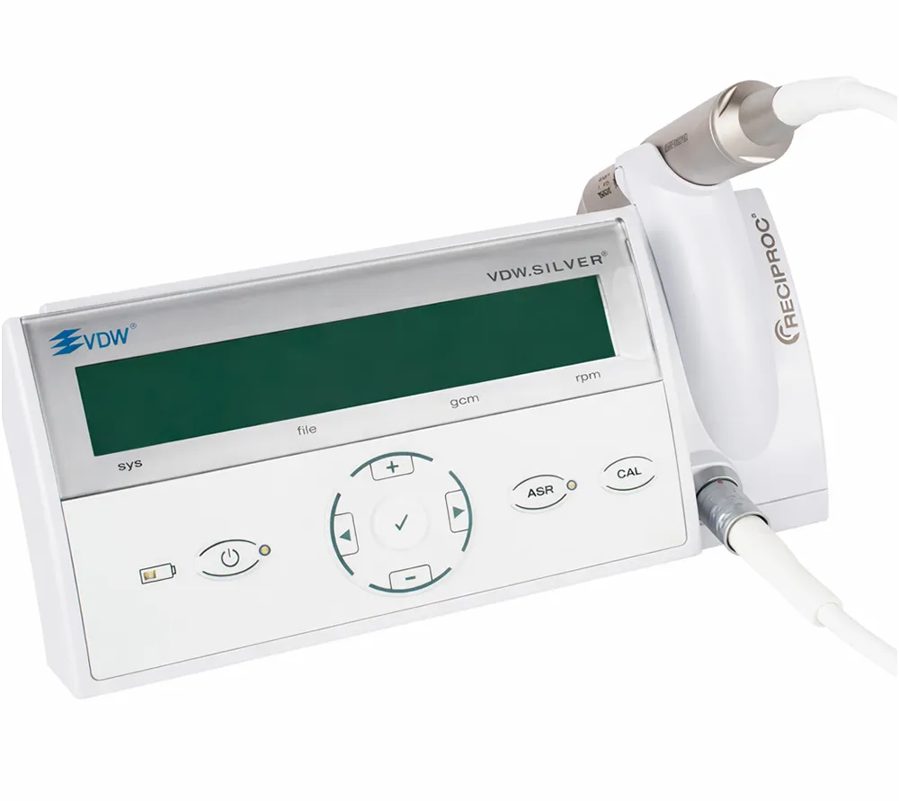 vdw silver reciproc + sirona 6.1 эндомотор с функцией reciproc и угловым наконечником sirona 6.1