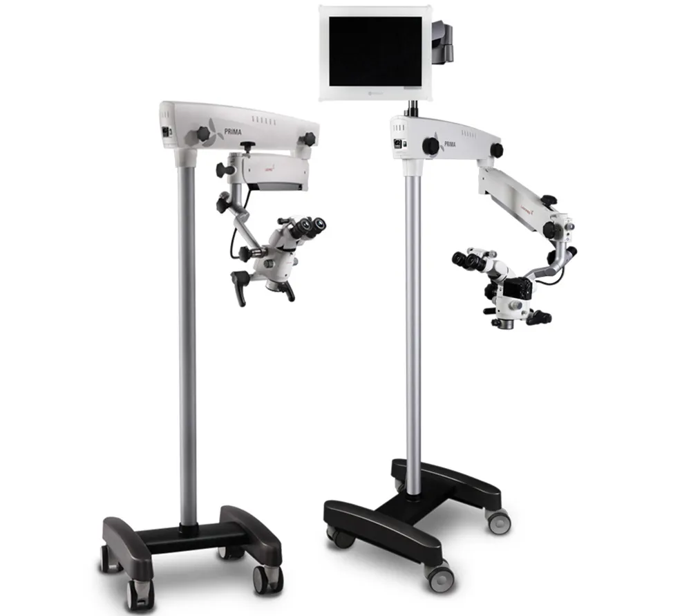 labomed prima dnt стоматологический операционный микроскоп с 5-ти ступенчатым увеличением и светодиодным освещением  2