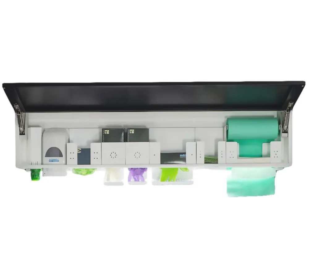 edarredo шкаф alp513(1стаканы+1мыло+1салфетки+1канюли+1маски)slim102 ral7021  2