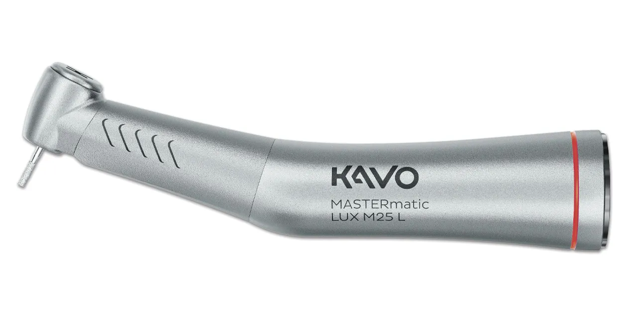 kavo mastermatic m25 l повышающий угловой наконечник с подсветкой, 1:5  3