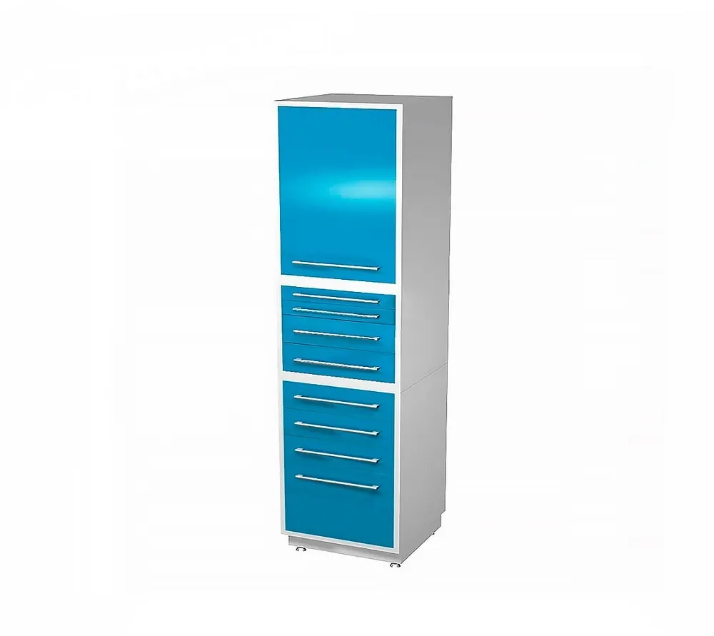 arkodor ar-77c шкаф с двумя распашными металлическими дверями, четырьмя металлическими полками и четырьмя выдвижными ящиками