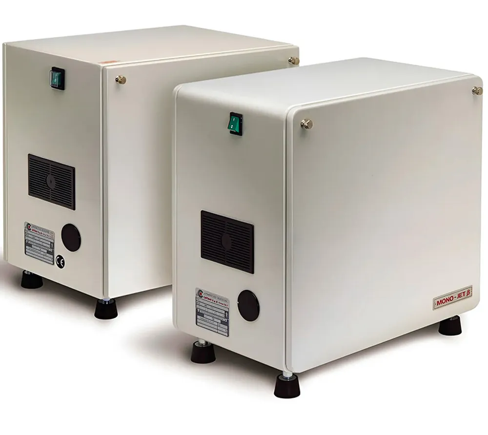 cattani mono-jet beta вакуумная помпа для влажной аспирации для 1 стоматологической установки, с кожухом, 1250 л/мин