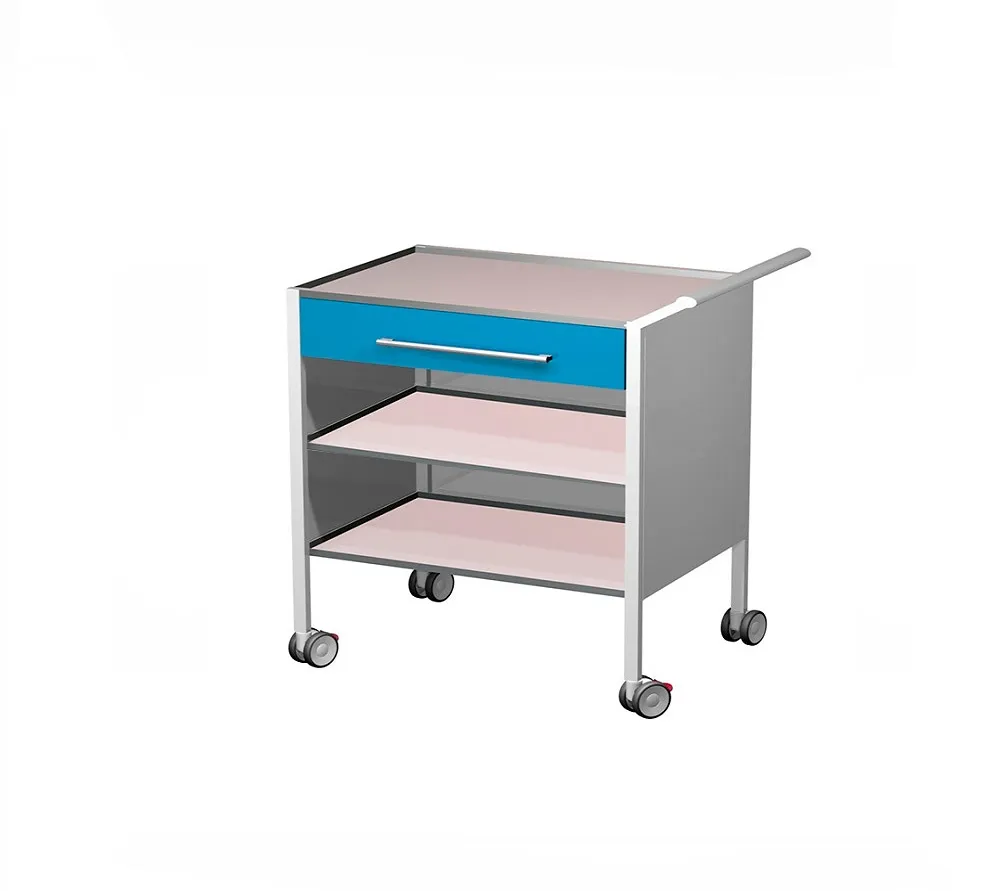 arkodor ar-h25 столик, с двумя полками и ящиком, задней и боковой стенками