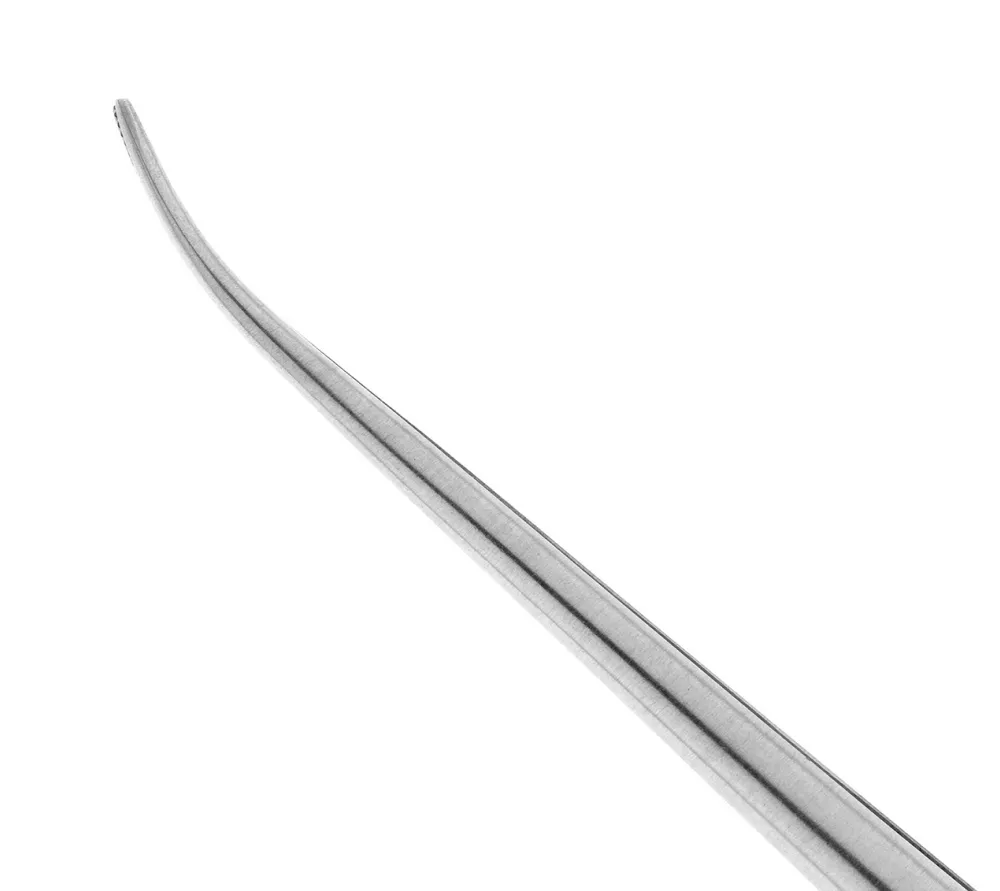 hlw пинцет микрохирургический анатомический изогнутый, 180 мм  4