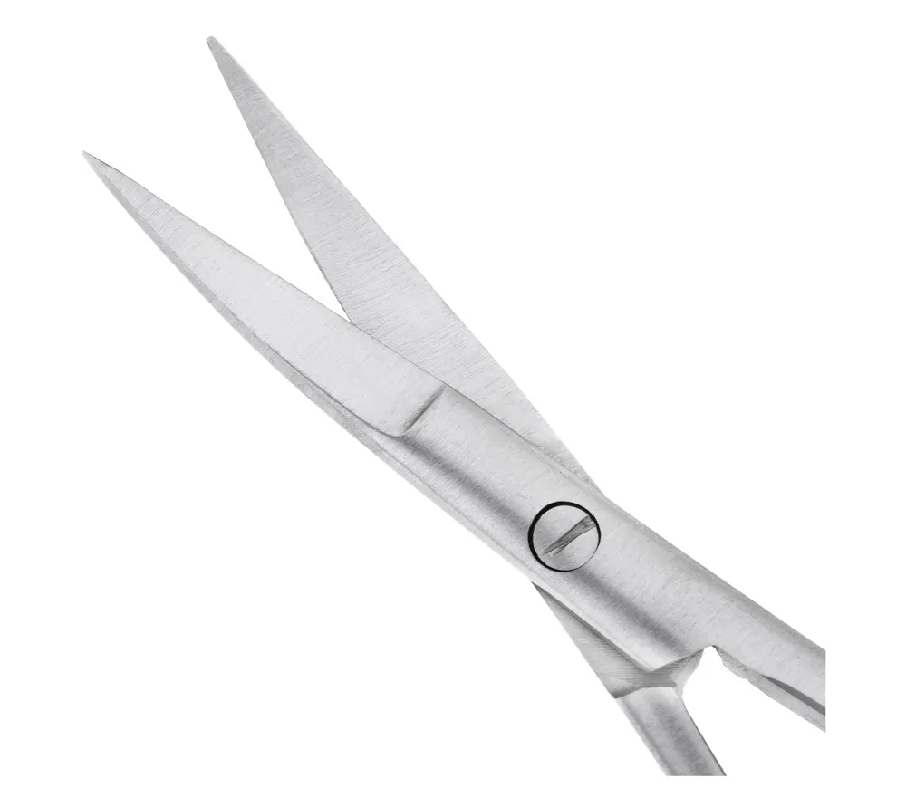 hlw castroviejo ножницы микрохирургические изогнутые,140 мм  3