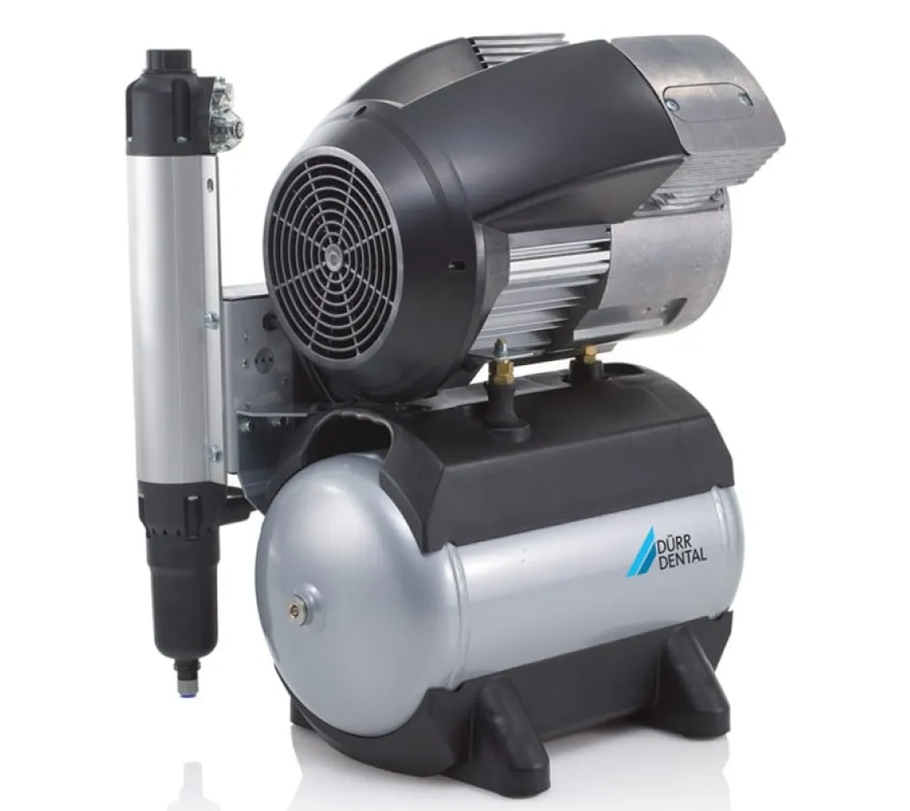 dürr dental tornado 1 безмасляный компрессор одноцилиндровый, с мембранным осушителем, без кожуха, 60 л/мин