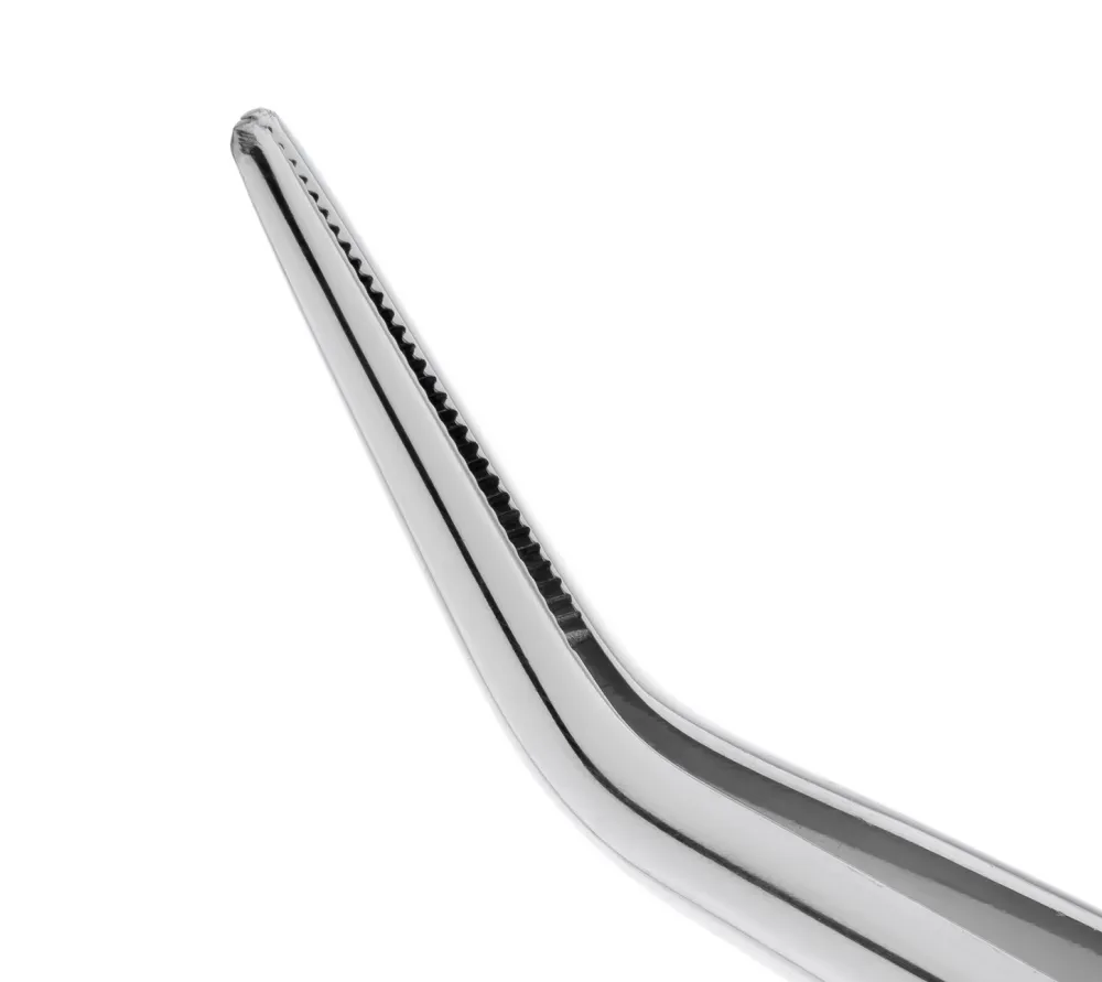 hlw flagg 160 мм пинцет стоматологический изогнутый  3