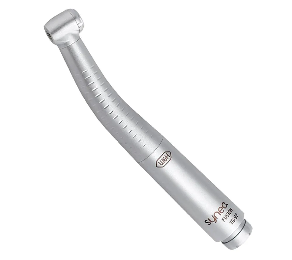w&h dentalwerk synea fusion tg-97 турбинный наконечник с подсветкой, четырехточечным спреем